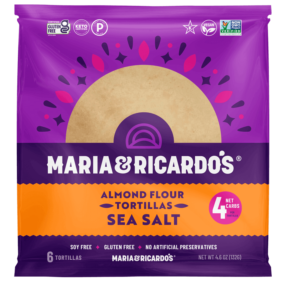 Almond Flour Keto Tortilla - Sea Salt